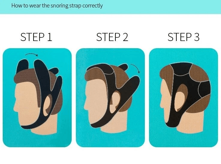 Sleep Apnea Chin Strap Anti Snoring Jaw Support Solution Adjustable Neoprene Face Lift Band For Qui 4