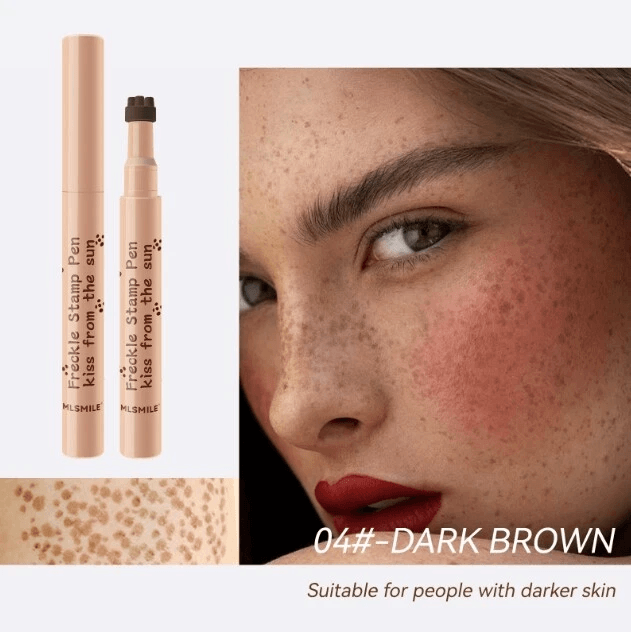 Faux Freckle Pen Stamp Waterproof Color Natural Freckles Makeup Stamp With 5 Sizes For Soft Dot Sun 13