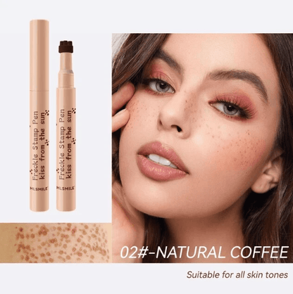 Faux Freckle Pen Stamp Waterproof Color Natural Freckles Makeup Stamp With 5 Sizes For Soft Dot Sun 11