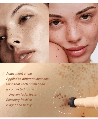 Faux Freckle Pen Stamp Waterproof Color Natural Freckles Makeup Stamp With 5 Sizes For Soft Dot Sun 5