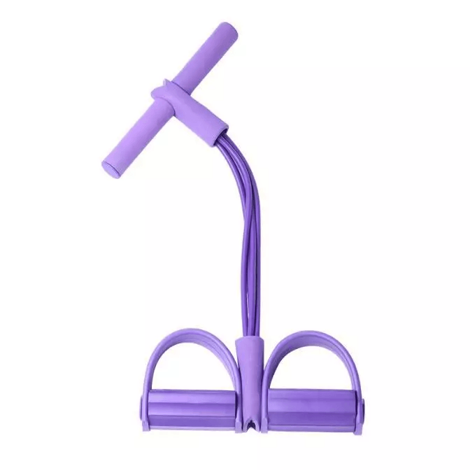 Puller Rope Yoga Exercise Band Foot Pedal Resistance Trainer For Full Body Stretch Pull Home Workou 7