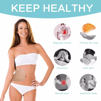 Castor Oil Pack Wrap Organic Cotton Disposable  SelfAdhesive Patches For Liver  Abdominal Detox 2