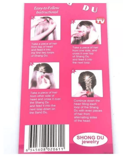 Magic Styling Stick DIY Hair French Braid Clip Heatless Hair Curlers EasytoUse Bun Maker Tool For Q 1