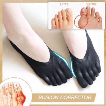 Mens Womens No Show Invisible Nonslip Boat Cotton Low Cut Toe Socks Breathable Five Finger Socks Fo 1