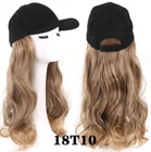 Womens Baseball Cap With Hair Extension Cotton Solid Washed Adjustable Dad Hat For Daily Wear Trave