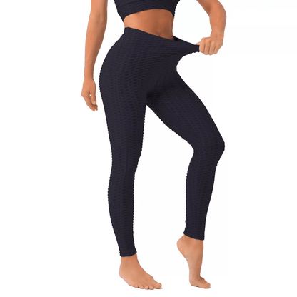 Womens Anti Cellulite Butt Lifting High Waist Yoga Leggings With Pocket Pants For Workout  Fitness 4