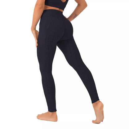 Womens Anti Cellulite Butt Lifting High Waist Yoga Leggings With Pocket Pants For Workout  Fitness 5