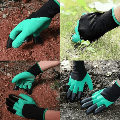 Gardening Digging Planting Pruning Tools Lawn Care Claws Garden Genie Gloves for Easy Yard Work and Outdoor Planting