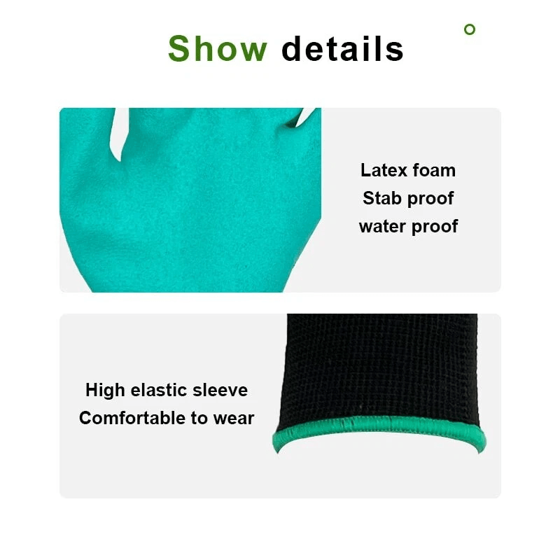 Gardening Digging Planting Pruning Tools Lawn Care Claws Garden Genie Gloves For Easy Yard Work And 4