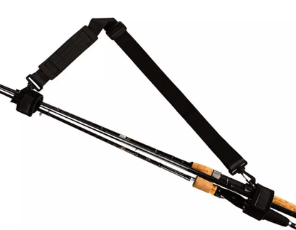 Fishing Rod Carrier Adjustable Shoulder Belt Straps Bandage Tackle Holder For Easy Transport 2