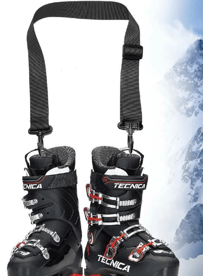 Convenience Portable Ski Strap Adjustable Ski Carrier For Ski Boots Durable Ski Equipment Carrier F 1