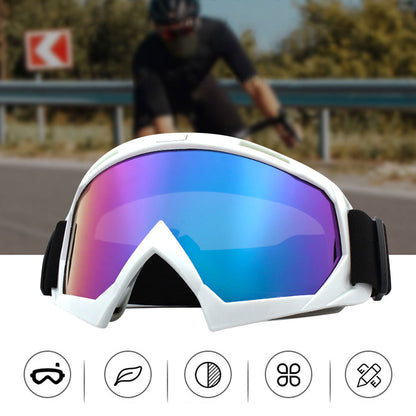 Windproof Motorcycle Glasses AntiFog Sport Sunglasses For Cycling Snowboarding  Dirt Bike Riding 2