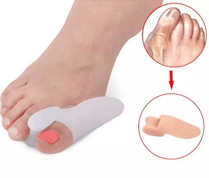 Silicone Gel Toe Separator Corrector Orthotics Straightener Bunion Relief Soft Toe Spacers For Foot 2