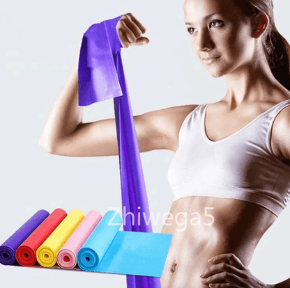 Stretch Resistance Bands for Exercise, Pilates, Yoga, Gym, Physio, Aerobic Workouts