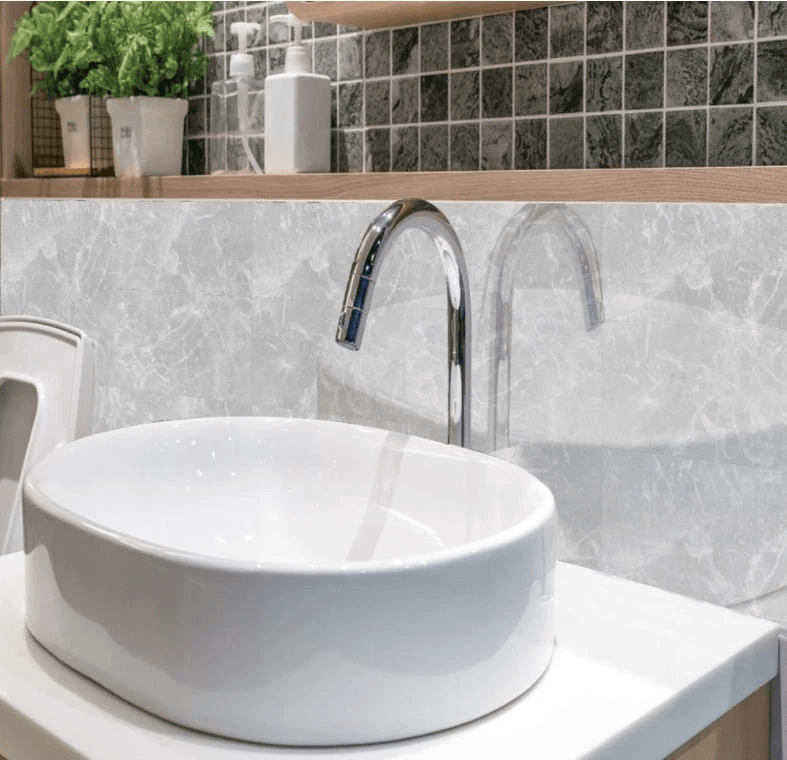 Self Adhesive Marble Vinyl Stickers Peel  Stick Waterproof Paper For Kitchen Bathroom Furniture Ren 1