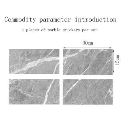 Self Adhesive Marble Vinyl Stickers Peel  Stick Waterproof Paper For Kitchen Bathroom Furniture Ren 3