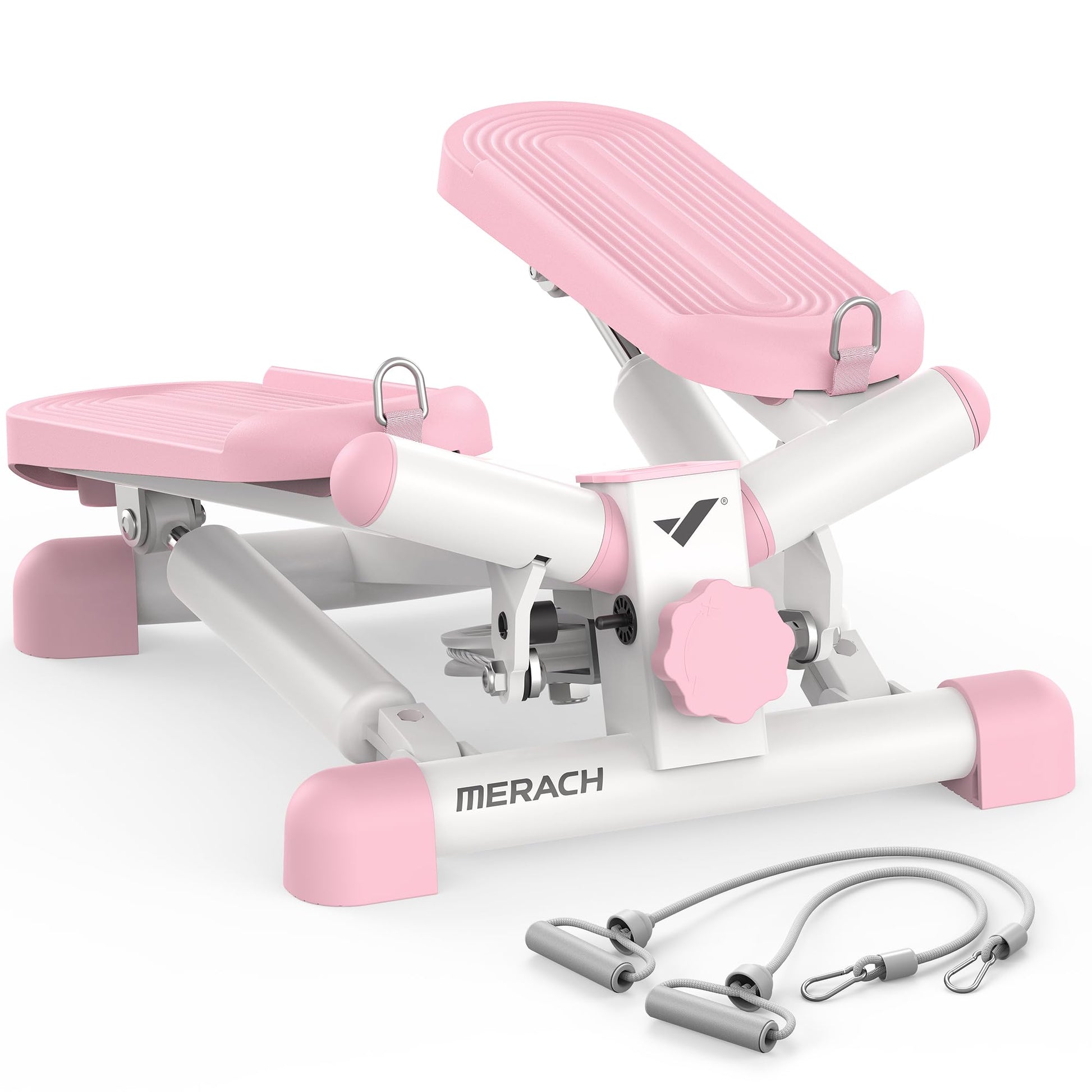 Mini Exercise Stepper With Resistance Bands330lb Capacity Twist Stepper For Home CardioFull Body Wo 6