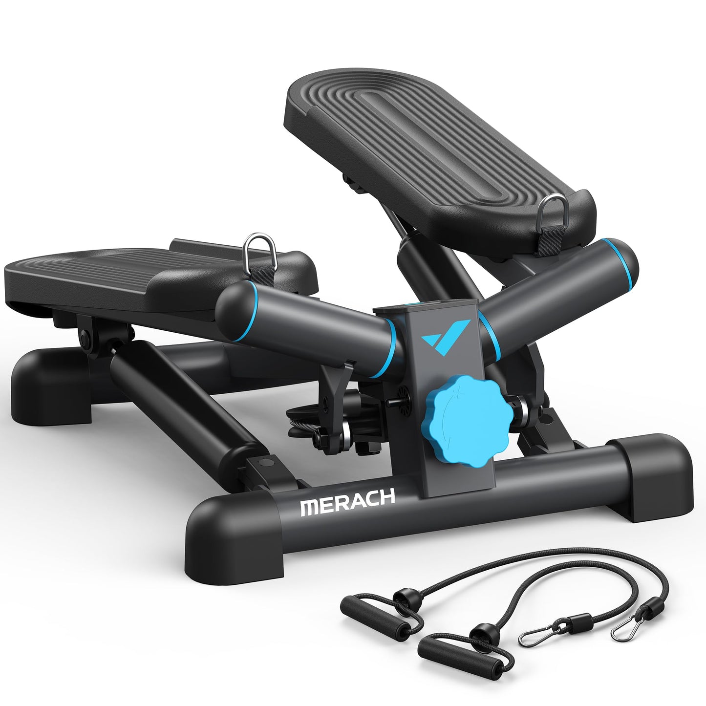Mini Exercise Stepper With Resistance Bands330lb Capacity Twist Stepper For Home CardioFull Body Wo 7