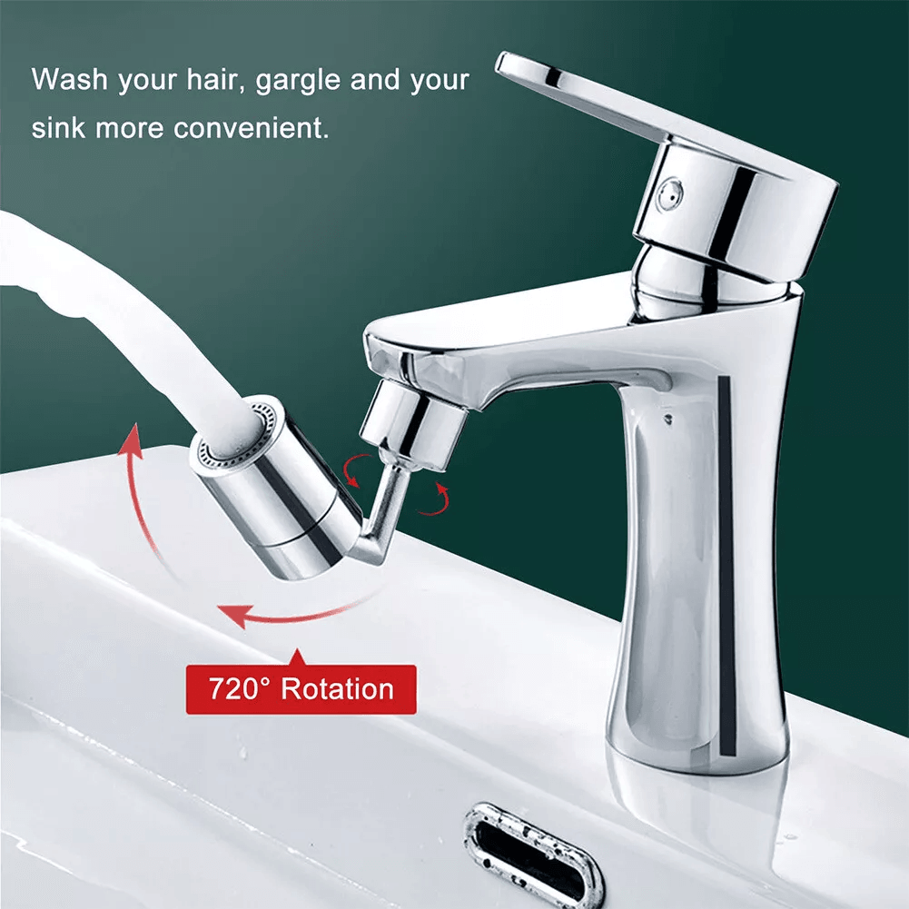 Female Thread Aerator Rotating Faucet Connector, Universal Water Outlet Adapter