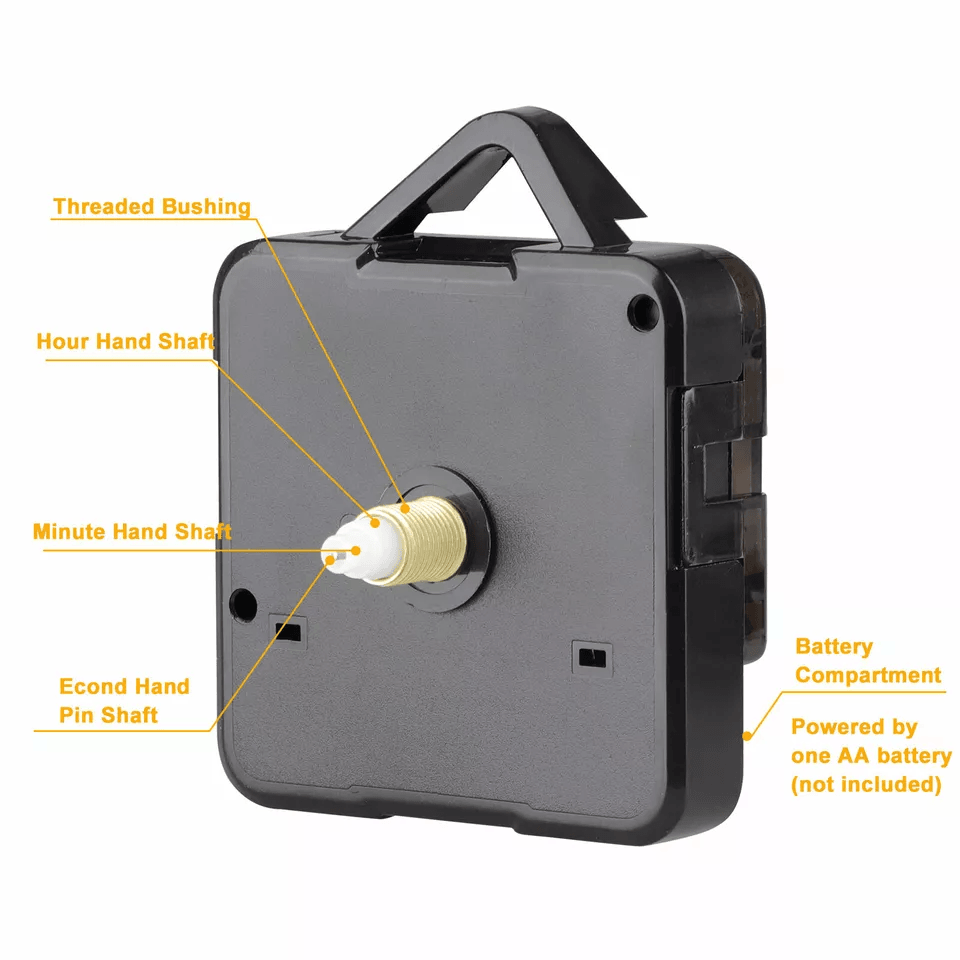 Clock Movement Mechanism Quartz Wall DIY Hands Repair Replacement Tool Parts Kit Silent Sweep Motor 5