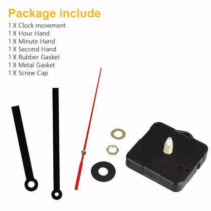 Clock Movement Mechanism Quartz Wall DIY Hands Repair Replacement Tool Parts Kit Silent Sweep Motor 8