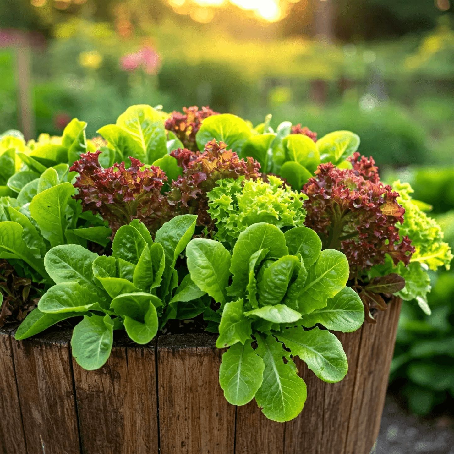 1000 Seeds Lettuce Spring Mesclun Mix NonGMO Heirloom Vegetable Seeds For Fresh Salad  Microgreens 1