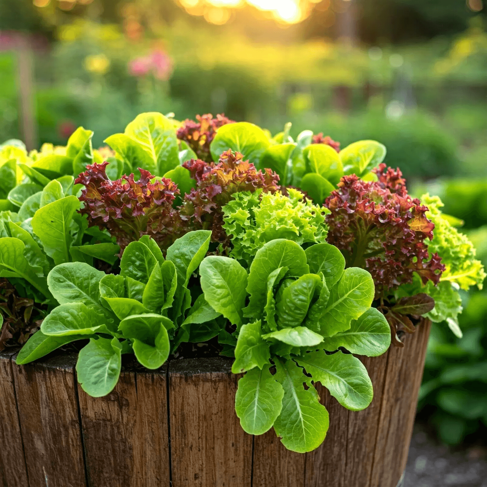 1000 Seeds Lettuce Spring Mesclun Mix NonGMO Heirloom Vegetable Seeds For Fresh Salad  Microgreens 1