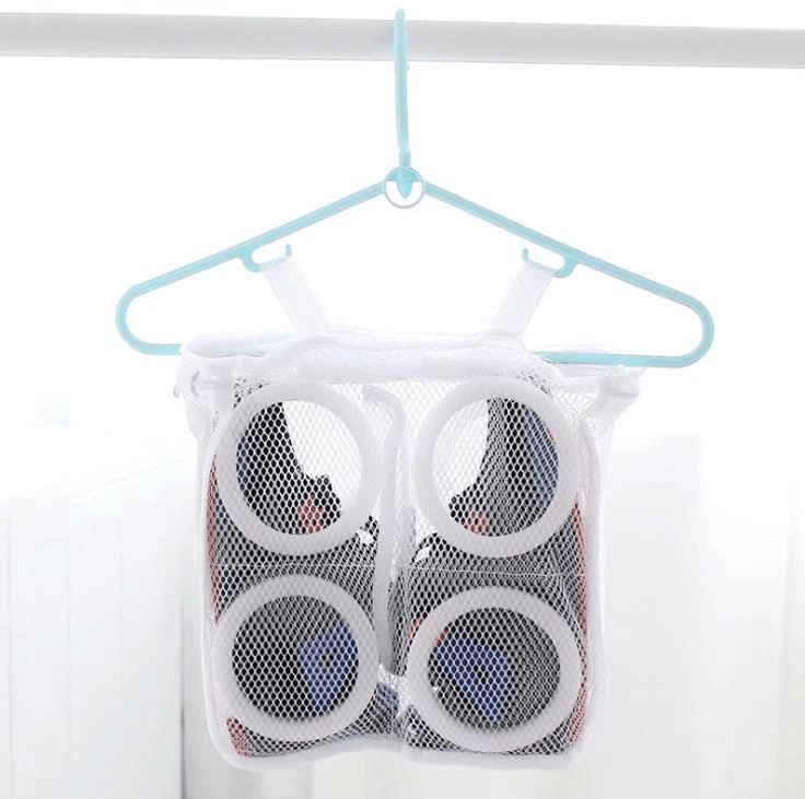 Laundry Bag Shoes Washing Drying Mesh Sneakers Protective Pouch 1