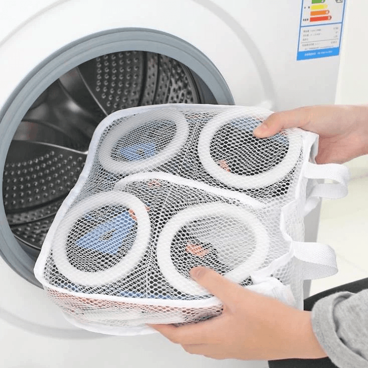 Laundry Bag Shoes Washing Drying Mesh Sneakers Protective Pouch 2