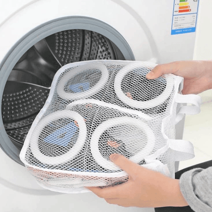 Laundry Bag Shoes Washing Drying Mesh Sneakers Protective Pouch 2