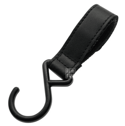 Leather Metal Baby Stroller Hook Clip Hanger Anti Slip Carabiner Spring Clip Heavy Duty Bag Holder  6
