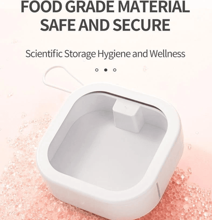 Orthodontic Retainer Holder Storage Box Dental Denture Case Mouthguard Container For Travel And Dai 6