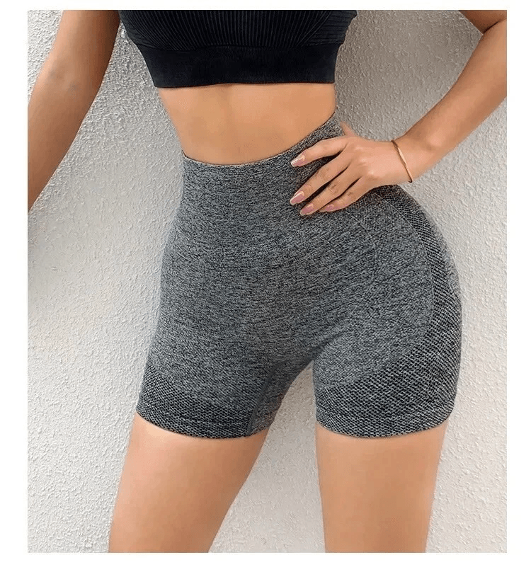 Soft Stretch Workout Yoga Set For Women  Butt Lift Bike Shorts And Padded Bra Women Fitness Activew 6