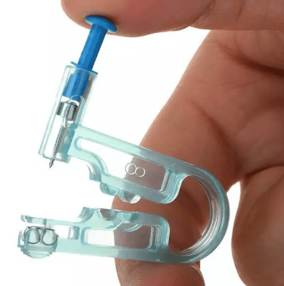 Piercing Gun Disposable Sterile Ear Nose Piercing Kits With Ear Rings Studs Professional OneTime Us 3