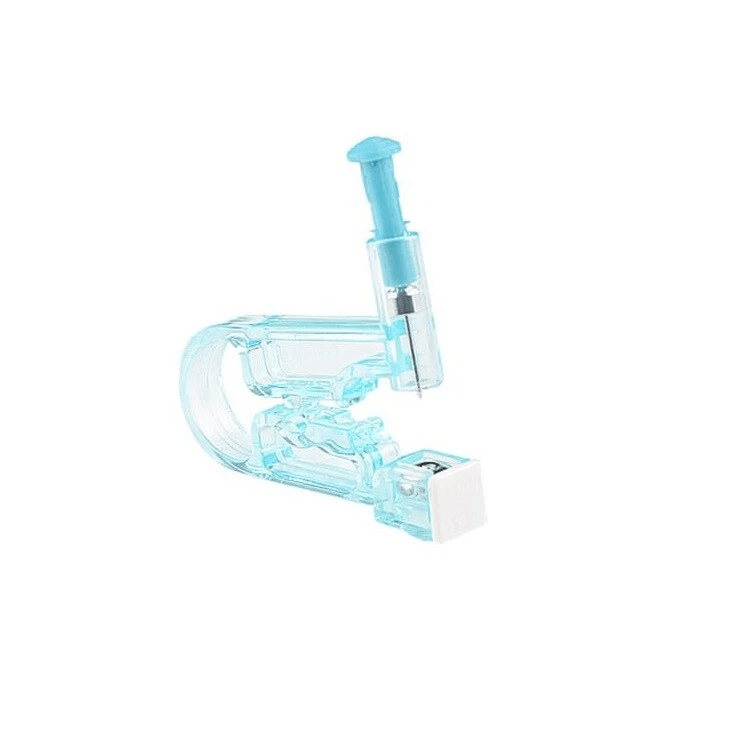 Piercing Gun Disposable Sterile Ear Nose Piercing Kits with Ear Rings Studs, Professional One-Time Use Piercing Tool Set