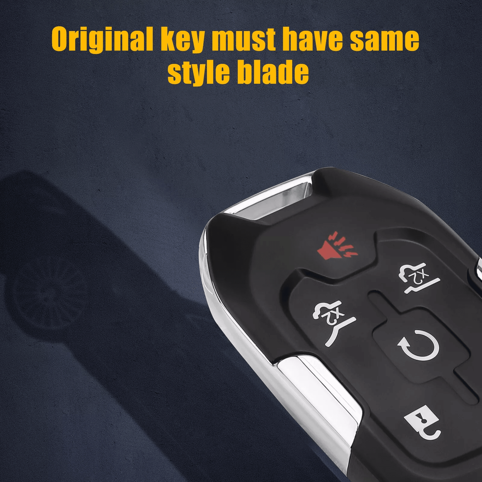 Replacement Remote Key Fob Uncut Shell 1