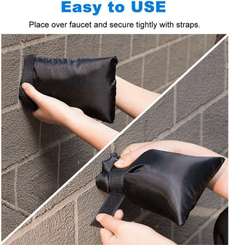 Winter Outdoor Garden AntiFreeze Faucet Protective Cover Protector Sock For Cold Weather Water Spig 7