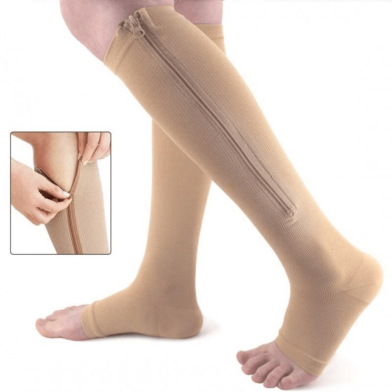 Compression Socks For Men Women Calf High Medical Anti Fatigue Stockings For Circulation Travel Spo 1