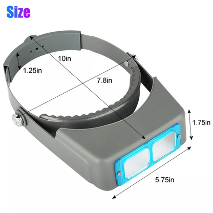 Headband Magnifier Magnifying Visor For Jewelry  Watch Repair 5