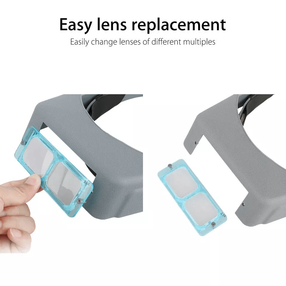 Headband Magnifier Magnifying Visor For Jewelry  Watch Repair 3