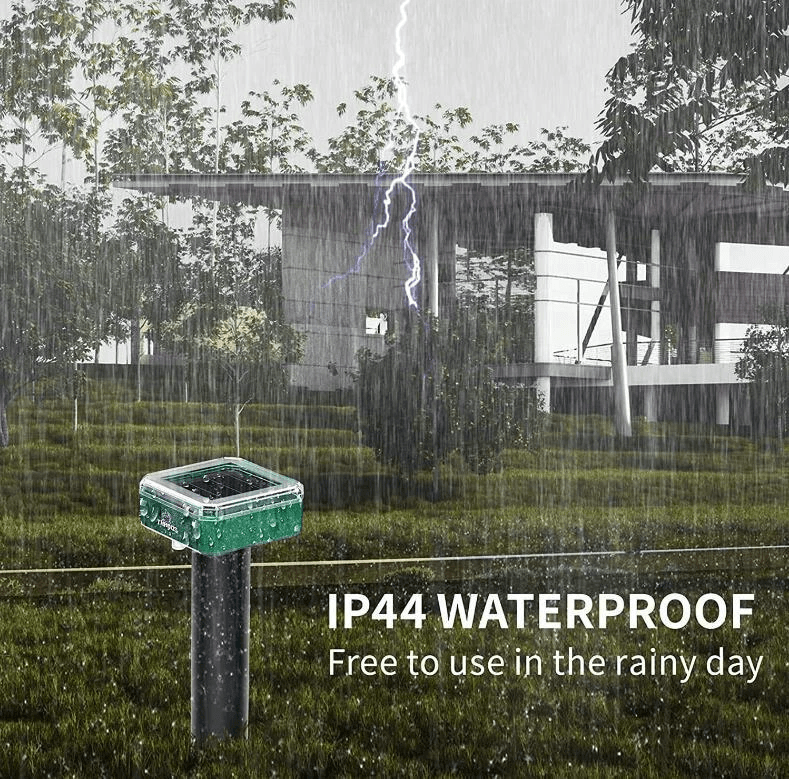 Solar Power Ultrasonic Mice Gopher Mole Pest Snake Animal Repeller Outdoor Waterproof Garden Solar  3
