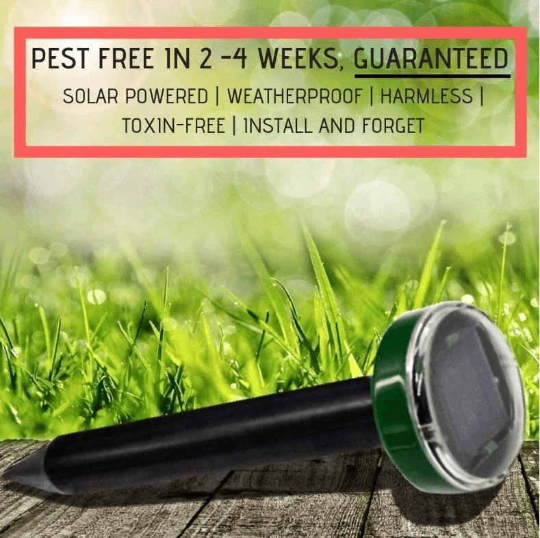 Solar Power Ultrasonic Mice Gopher Mole Pest Snake Animal Repeller Outdoor Waterproof Garden Solar  5