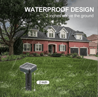 Solar Power Ultrasonic Mice Gopher Mole Pest Snake Animal Repeller Outdoor Waterproof Garden Solar  1