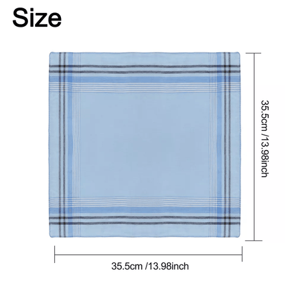 Men Handkerchiefs Classic Hankies Cotton Pocket Square Perfect Gift For Men 4