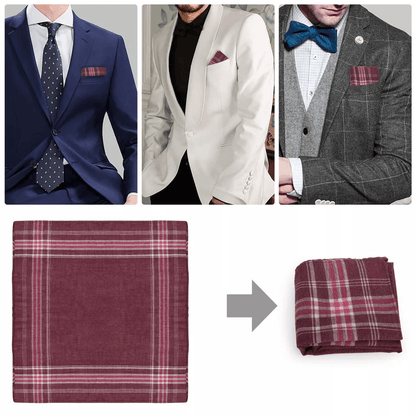 Men Handkerchiefs Classic Hankies Cotton Pocket Square Perfect Gift For Men 3