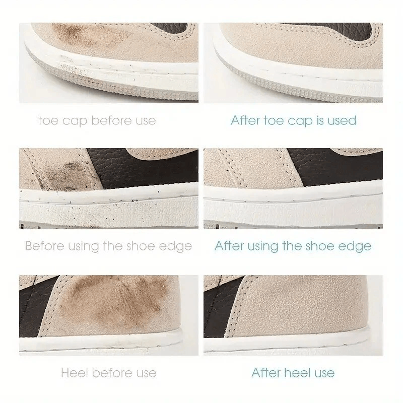 Shoe Eraser For Sneakers Suede Leather And Rubber Cleaner Stain Detergent For Quick Shoe Polish And 4