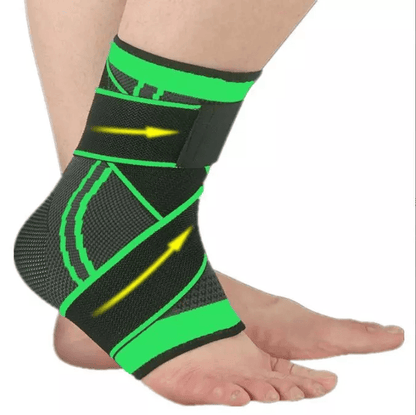 Ankle Brace Support Compression Sleeve Foot Tendon Plantar Fasciitis Pain Relief Breathable Ankle S 2
