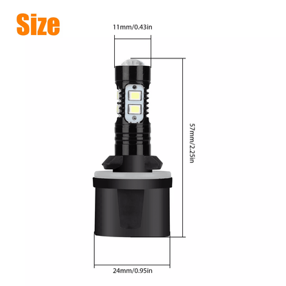 LED Fog Light Driving Bulbs Xenon White 5