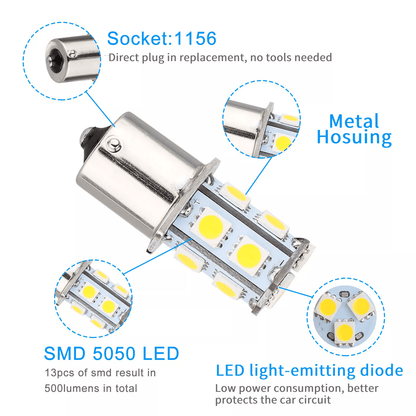 20x Warm White SMD LED RV Camper Trailer Interior Light Bulbs Bright Replacement 5