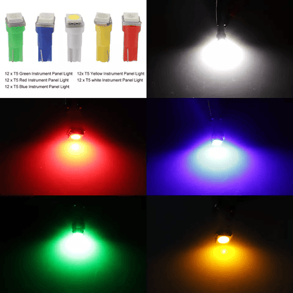 LED Speedometer And Instrument Gauge Cluster Dash Light Bulbs SMD Chips Interior Dashboard And Pane 3